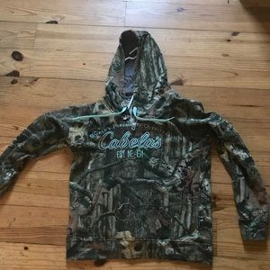 Womans Cabelas Camo Sweatshirt